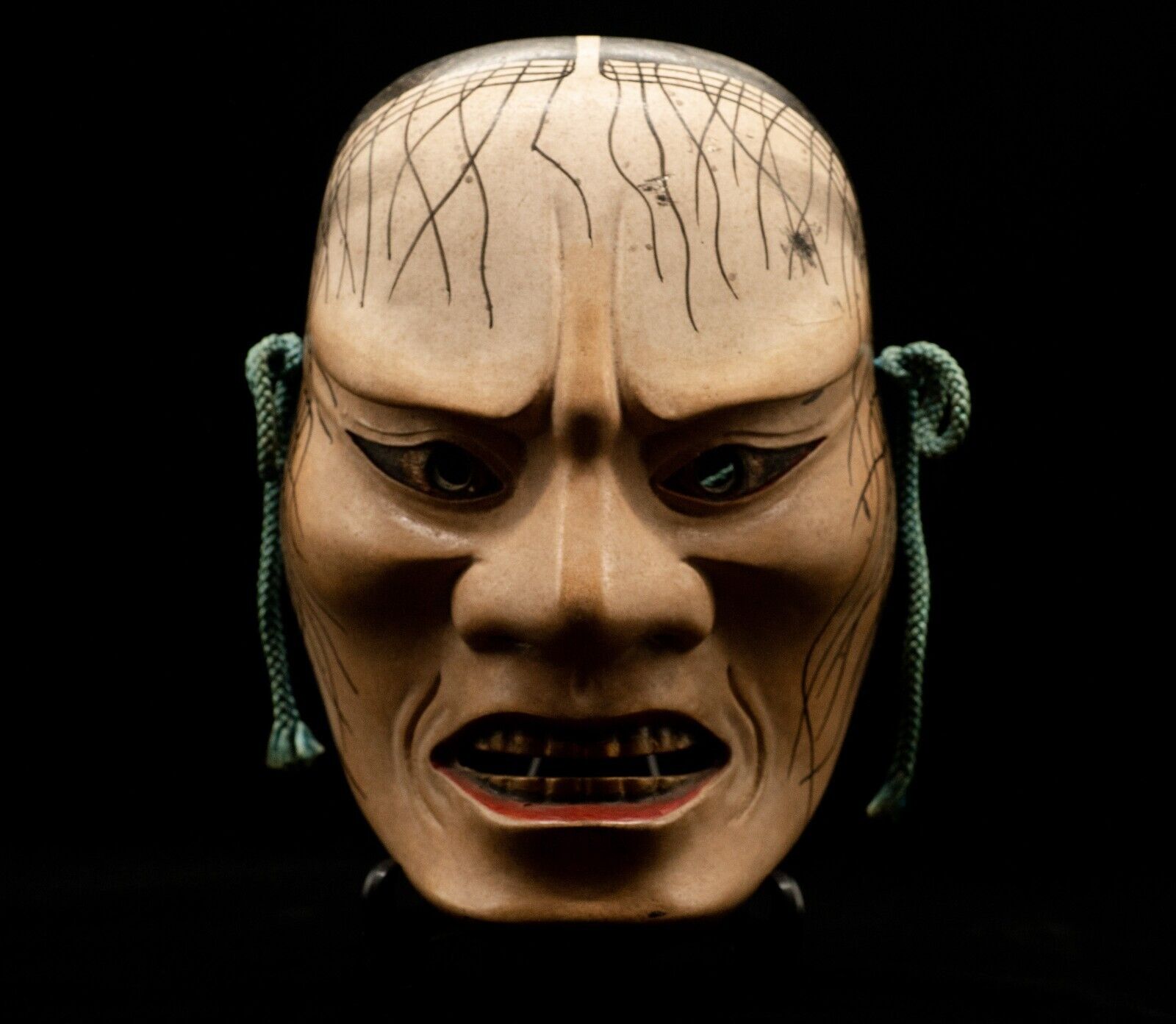 彫刻・オブジェ Wooden Noh Mask Wooden Noh Mask 彫刻・オブジェ