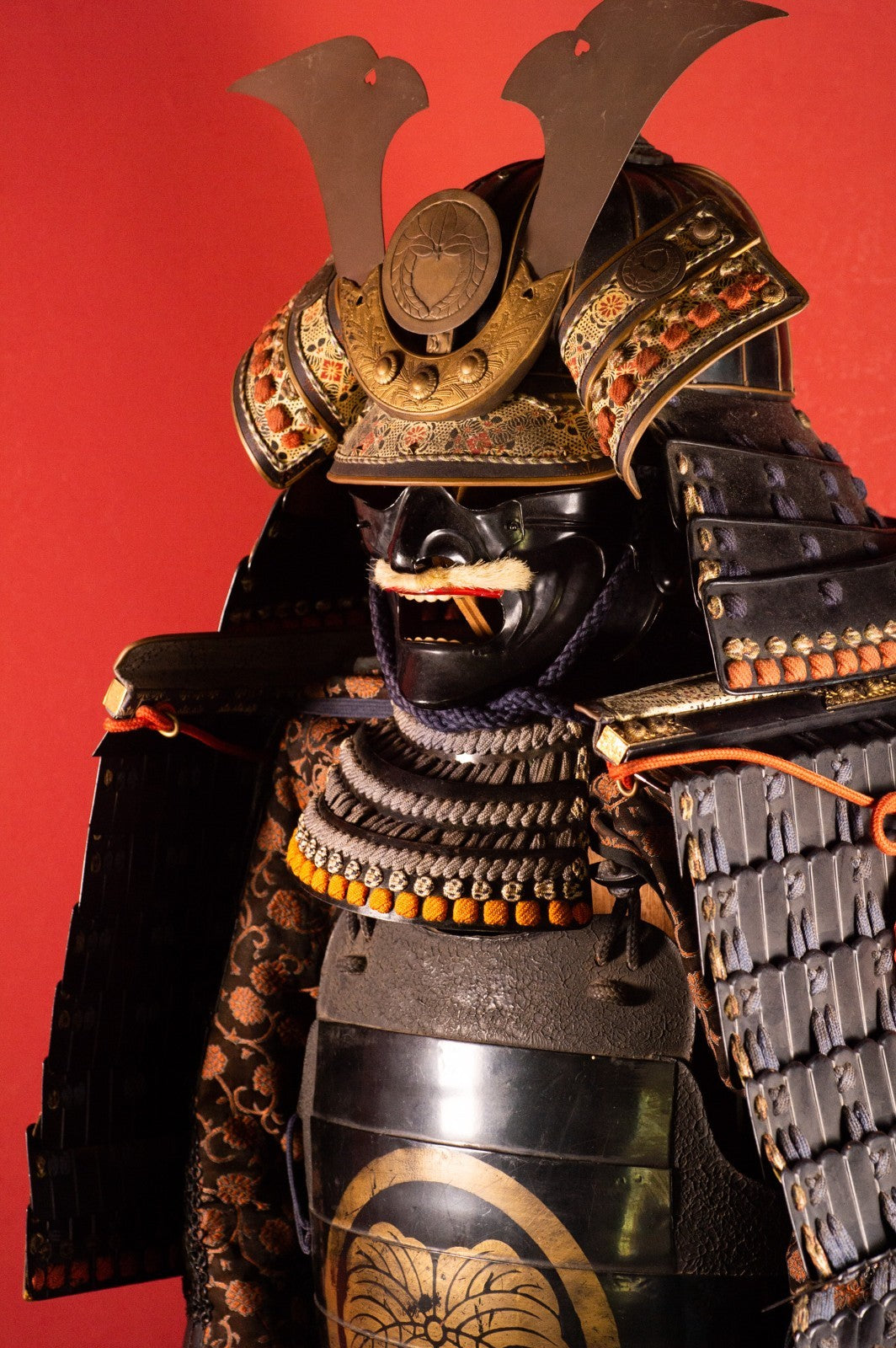 五月人形 甲冑師 光玉斎 Samurai Armor Kabuto Yoroi Samurai Armor Yoroi Wearable Lifesize F/S w/chest Japanese Vintage
