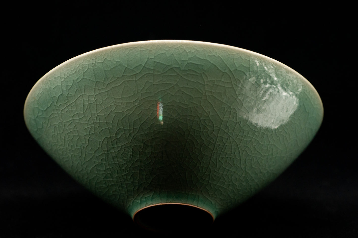 Genuine KINTSUGI Signed Rice Bowl Chawan Korai Ware w/Box Japan / Korea Vintage