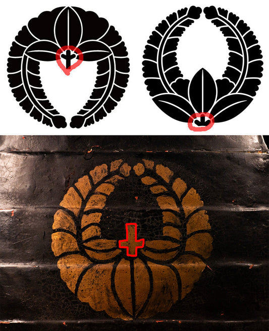 A Mysterious Cross Hidden Within the Wisteria Crest