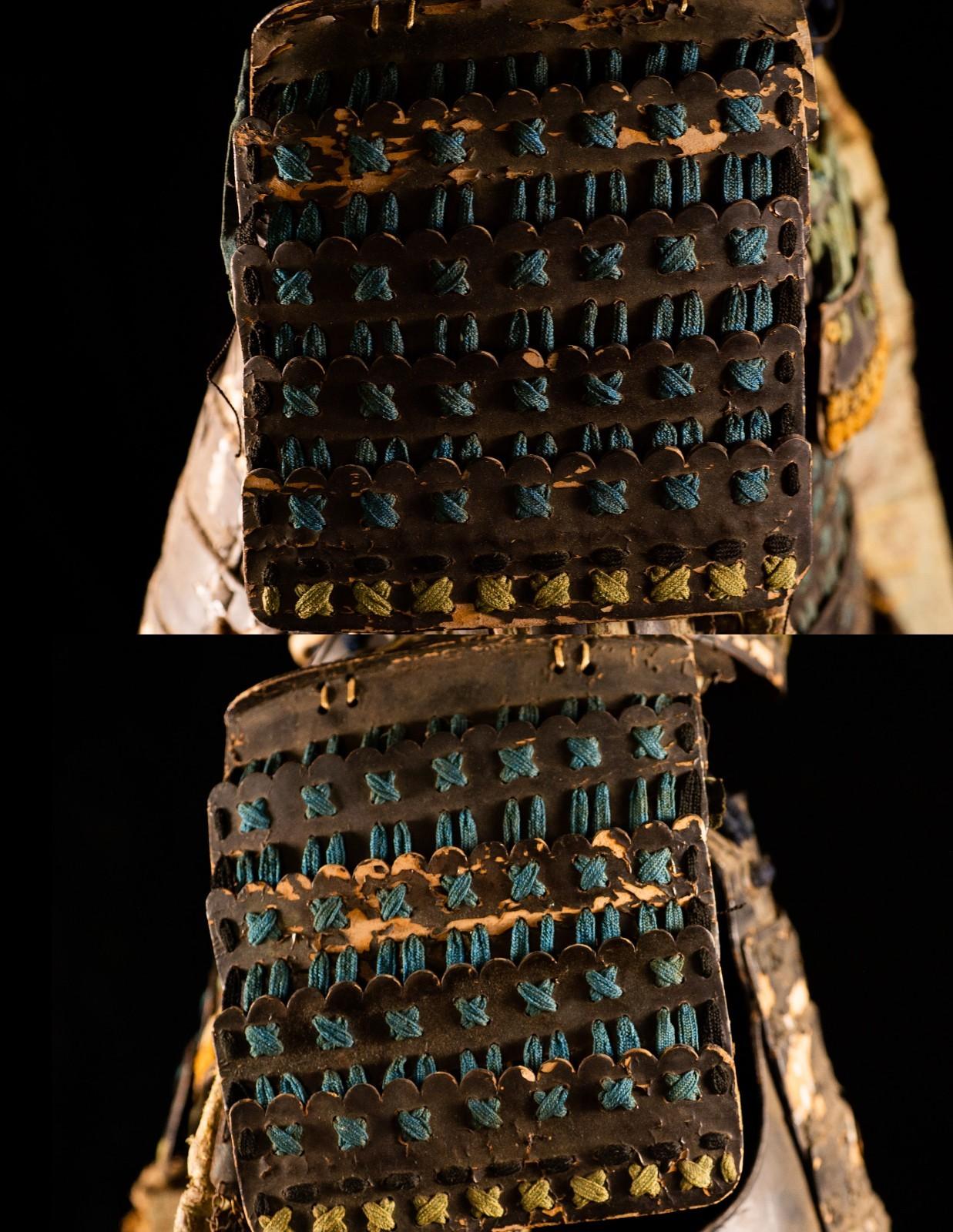 Genuine Samurai Armor Life Size Yoroi w/chest Edo Period Japanese Antique 32