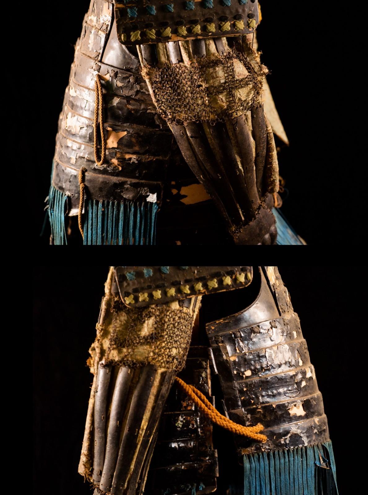 Genuine Samurai Armor Life Size Yoroi w/chest Edo Period Japanese Antique 32