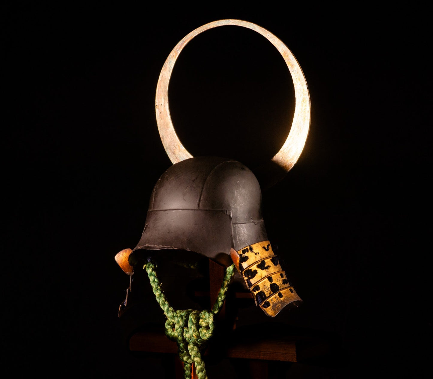 Genuine Antique Samurai Helmet KABUTO Edo PeriodF/S 64