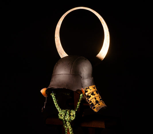 Genuine Antique Samurai Helmet KABUTO Edo PeriodF/S 64