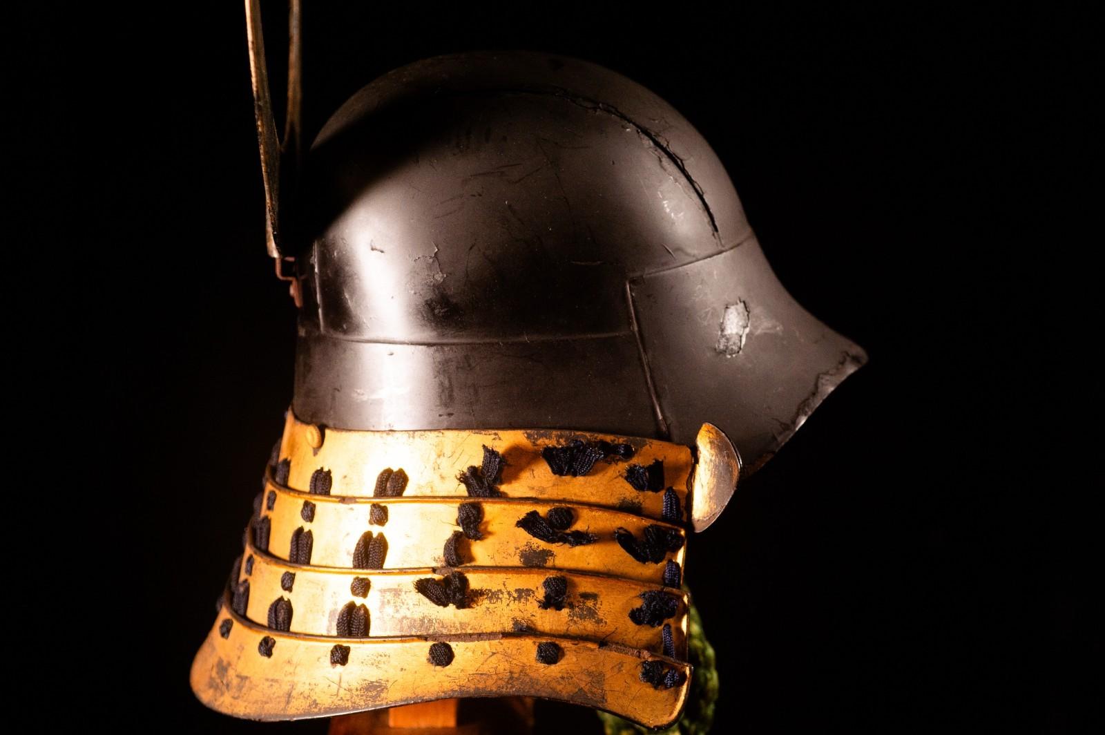 兜　samurai helmet vintage Genuine Antique Samurai Helmet KABUTO Edo PeriodF/S 64 – Katte-ya