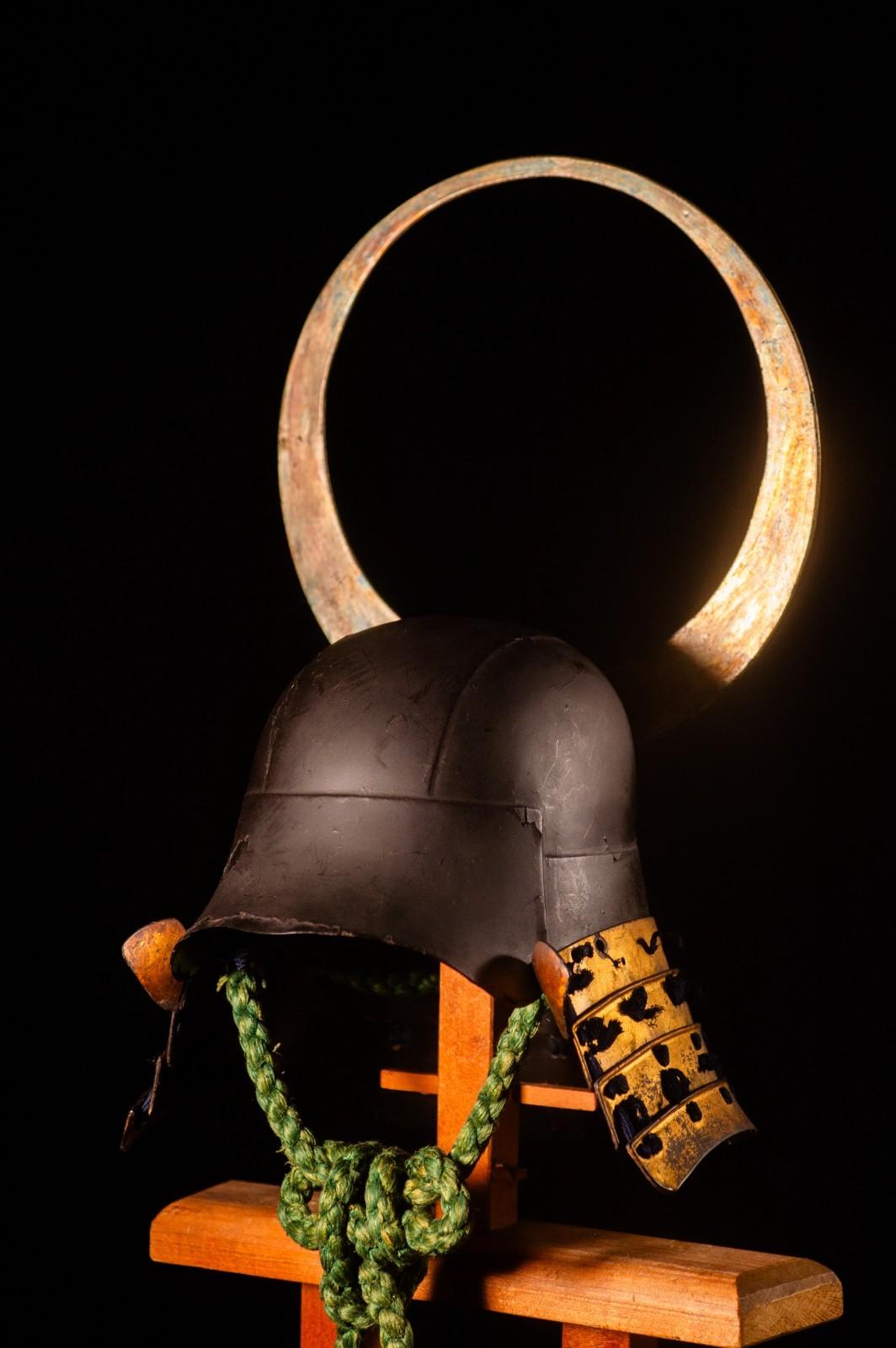 Genuine Antique Samurai Helmet KABUTO Edo PeriodF/S 64