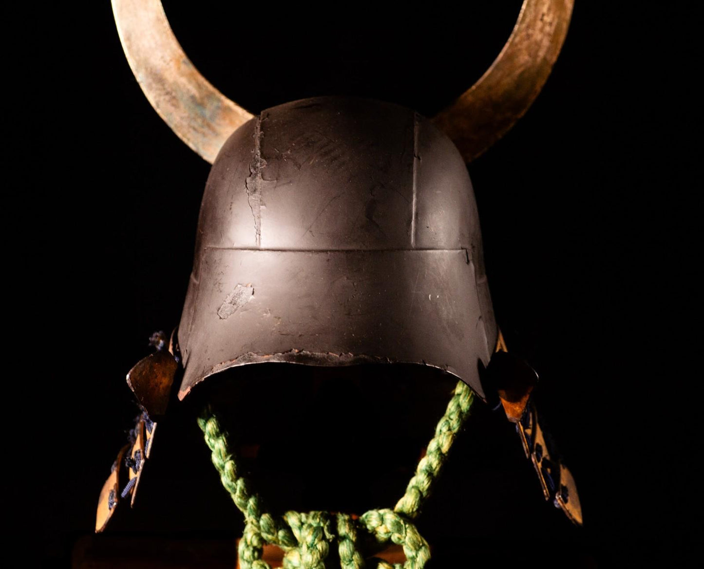 Genuine Antique Samurai Helmet KABUTO Edo PeriodF/S 64