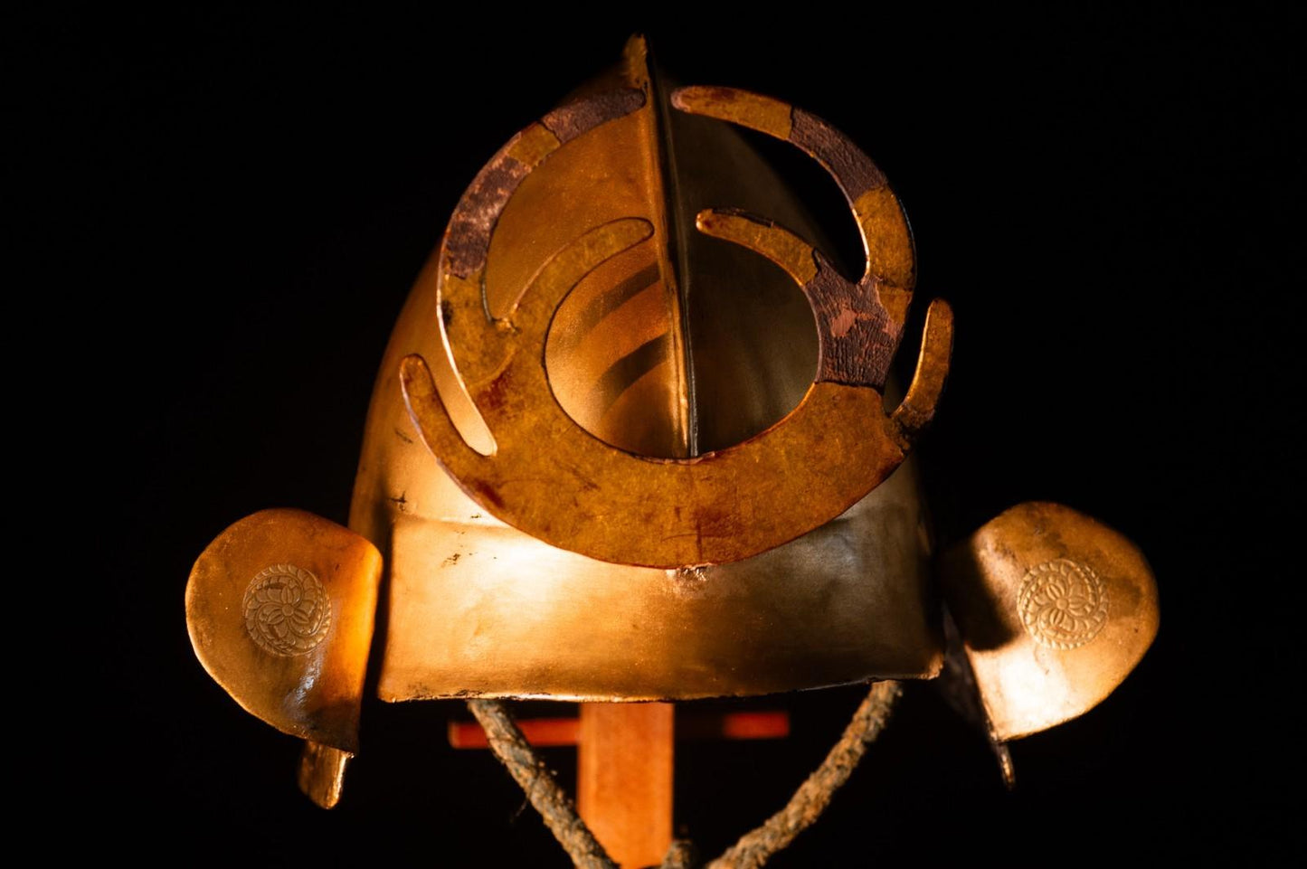 Genuine Antique Samurai Helmet KABUTO Edo PeriodF/S 65