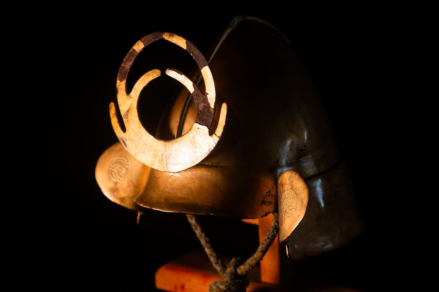 Genuine Antique Samurai Helmet KABUTO Edo PeriodF/S 65