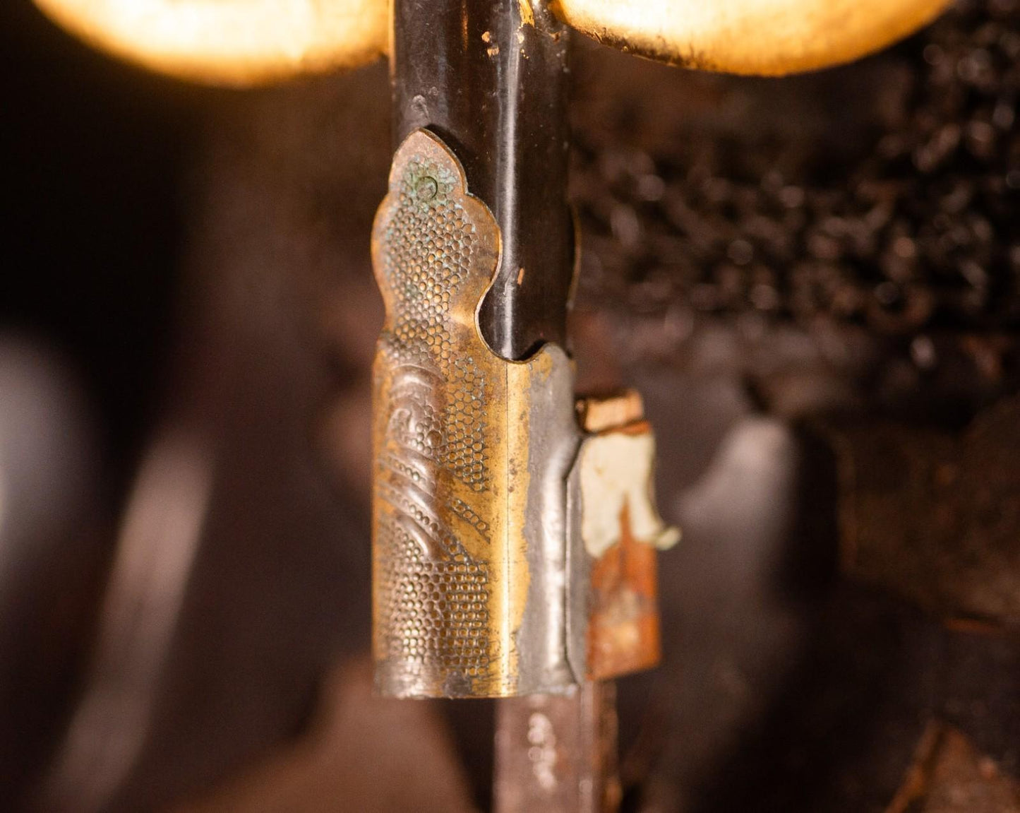 Genuine Antique Samurai Helmet KABUTO Edo Period Iron F/S 67