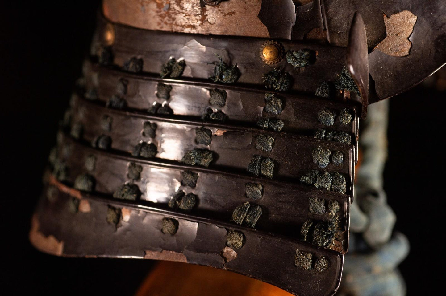 Genuine Antique Samurai Helmet KABUTO Edo Period Iron F/S 67