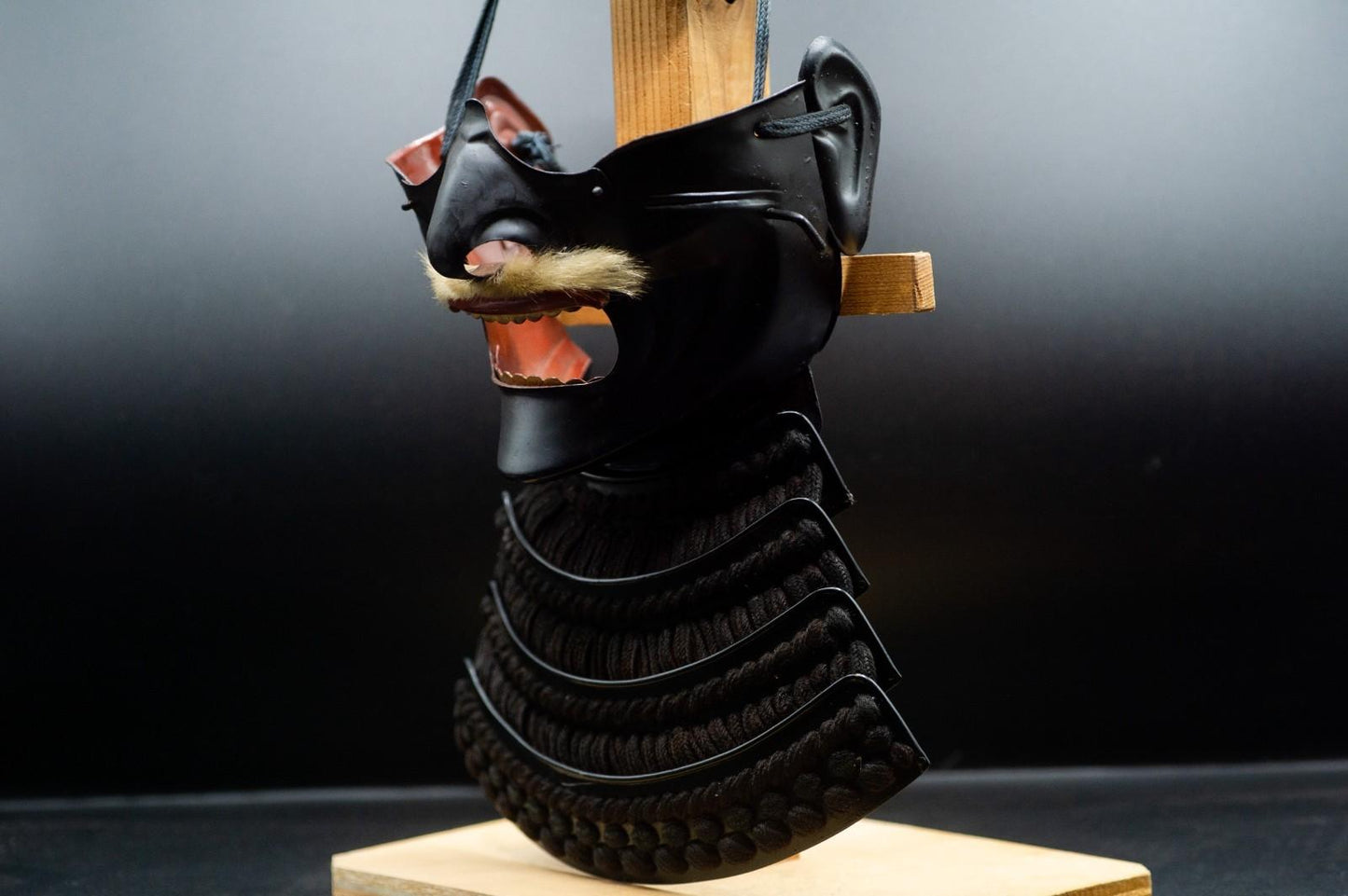 Iron MENPO Samurai Armor Mask Japanese Vintage Made in Japan 32