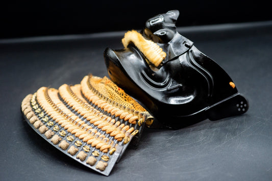 Iron MENPO Samurai Armor Mask Japanese Vintage Made in Japan 33