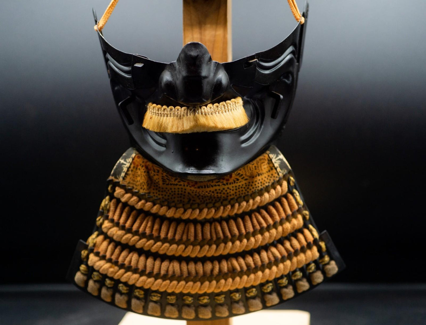 Iron MENPO Samurai Armor Mask Japanese Vintage Made in Japan 33