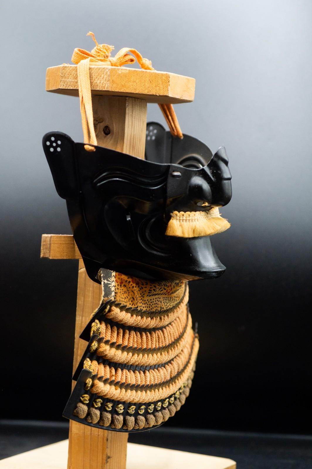 Iron MENPO Samurai Armor Mask Japanese Vintage Made in Japan 33