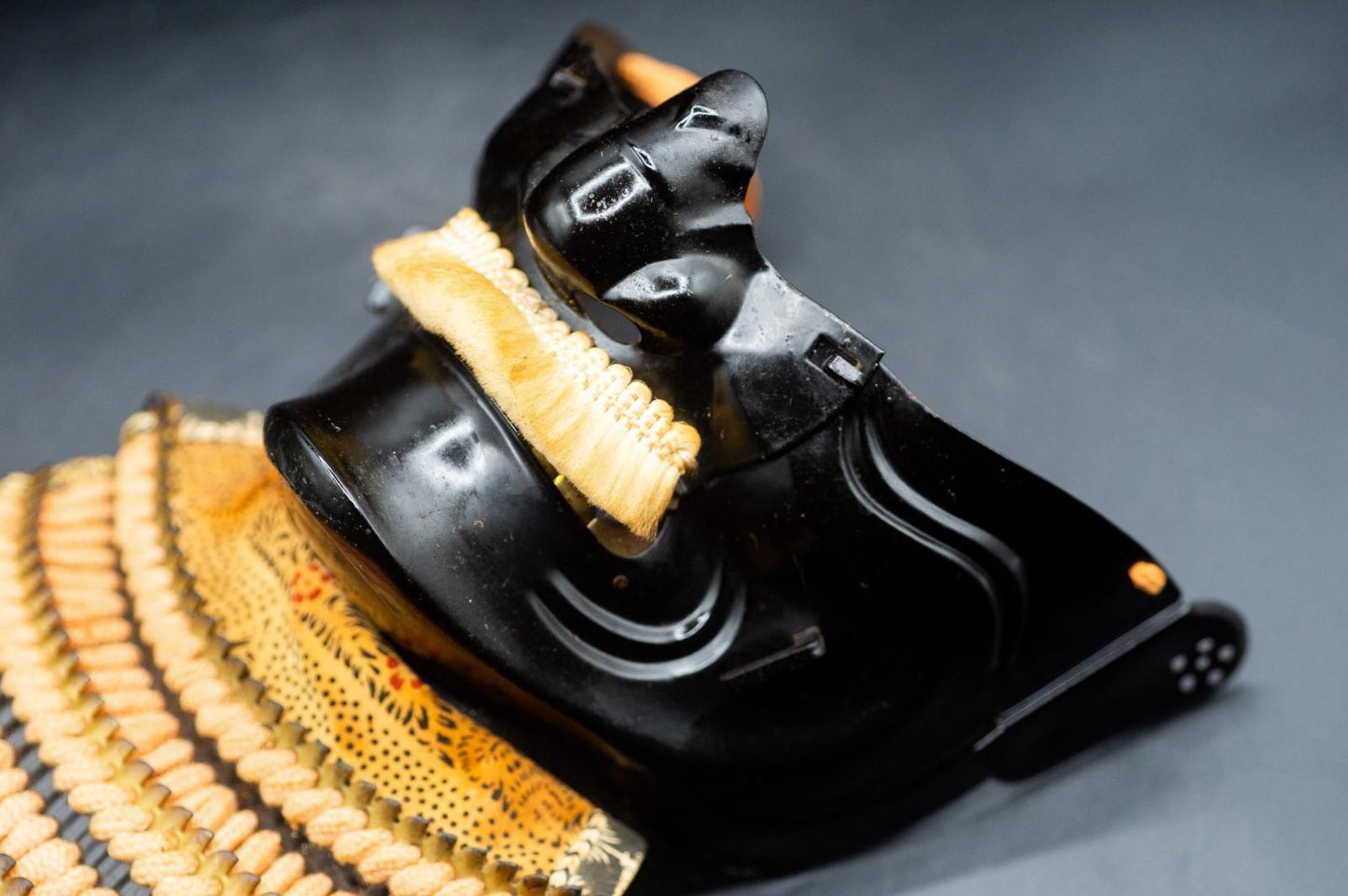 Iron MENPO Samurai Armor Mask Japanese Vintage Made in Japan 33