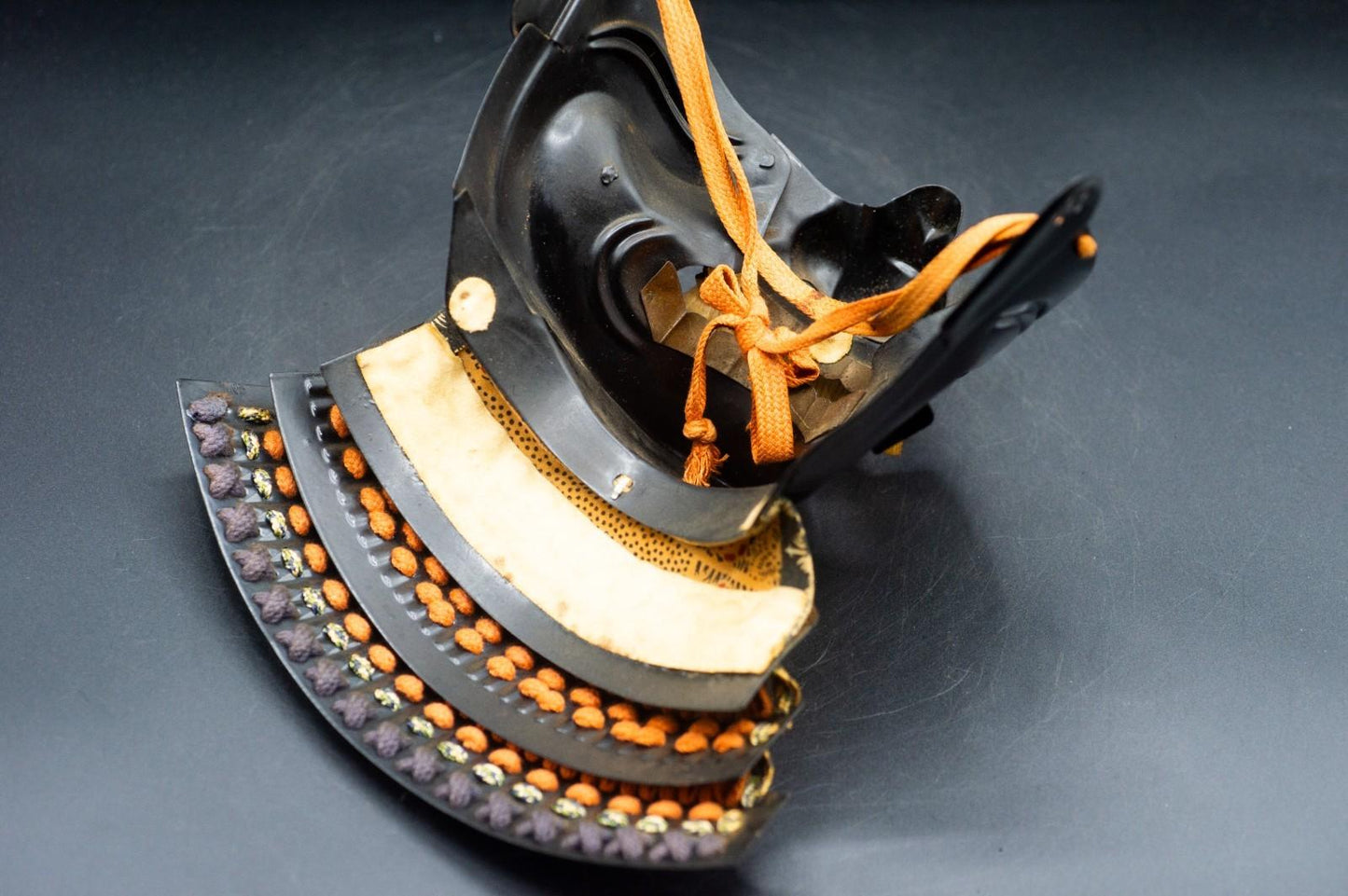 Iron MENPO Samurai Armor Mask Japanese Vintage Made in Japan 33