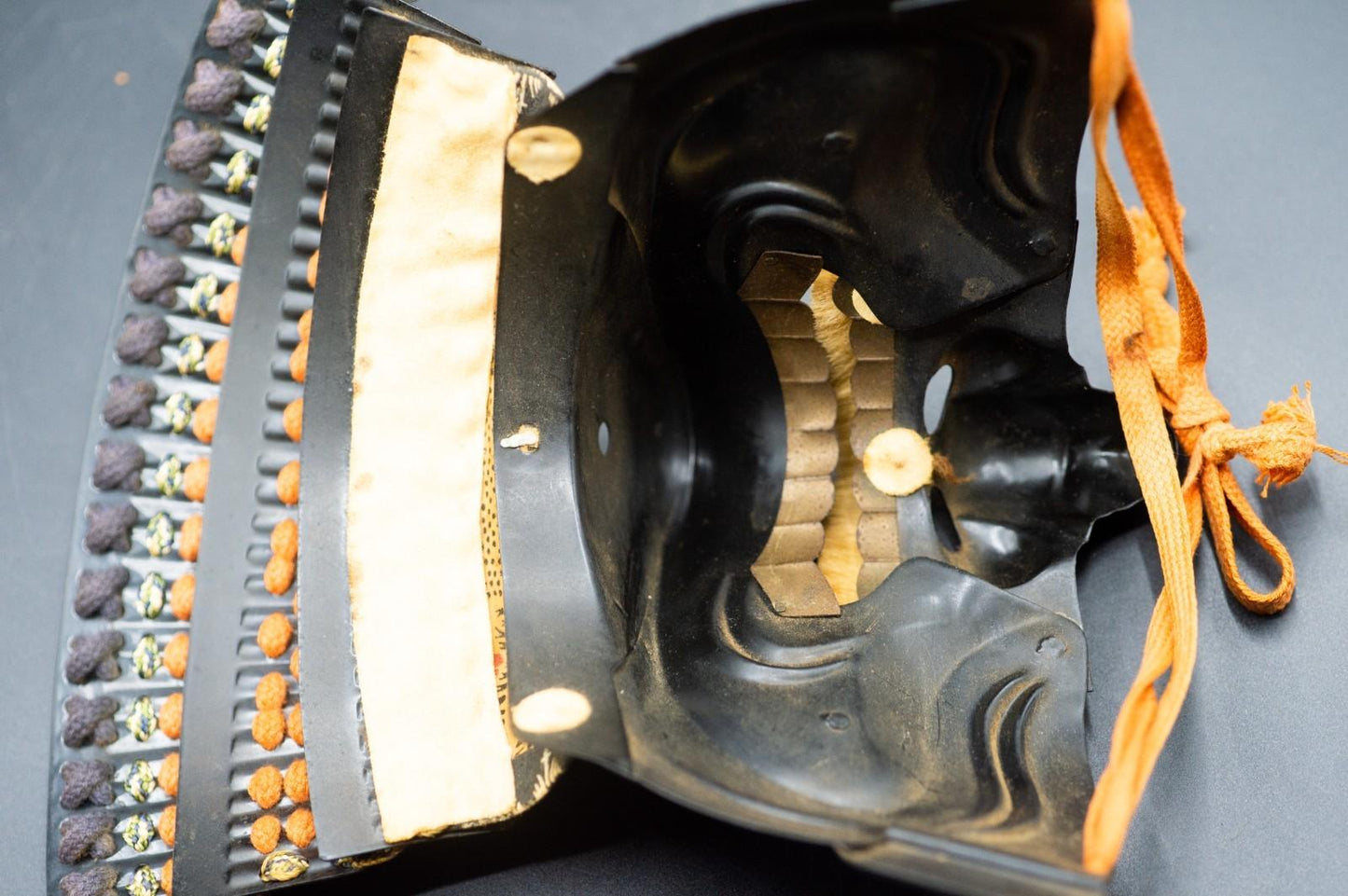 Iron MENPO Samurai Armor Mask Japanese Vintage Made in Japan 33