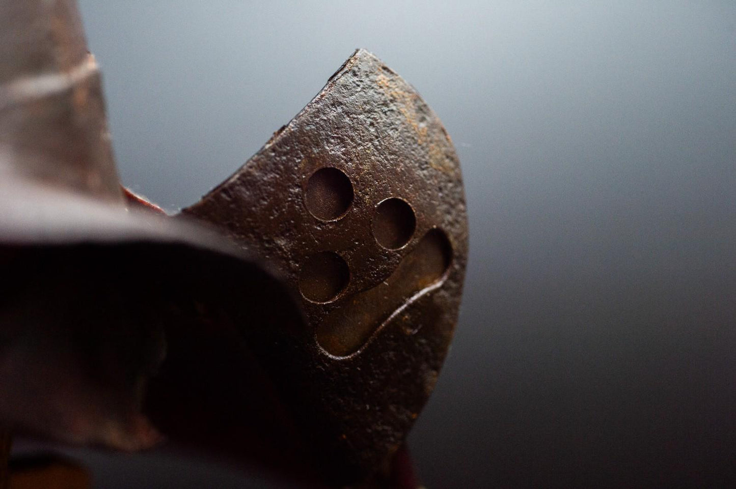 Genuine Antique Samurai Helmet KABUTO Edo Period Iron F/S 70