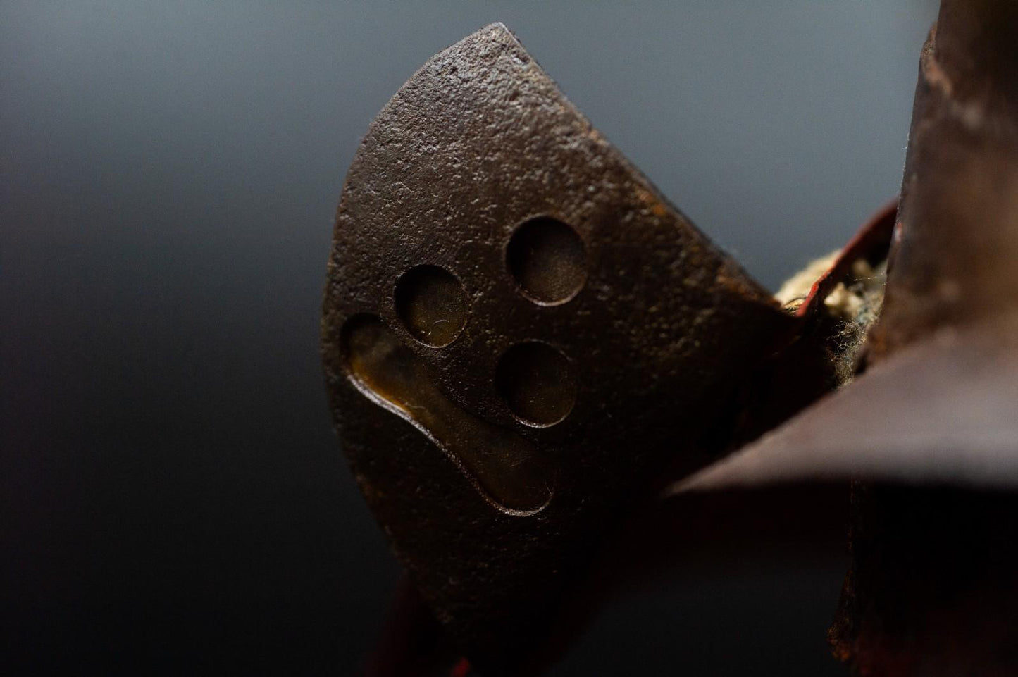 Genuine Antique Samurai Helmet KABUTO Edo Period Iron F/S 70