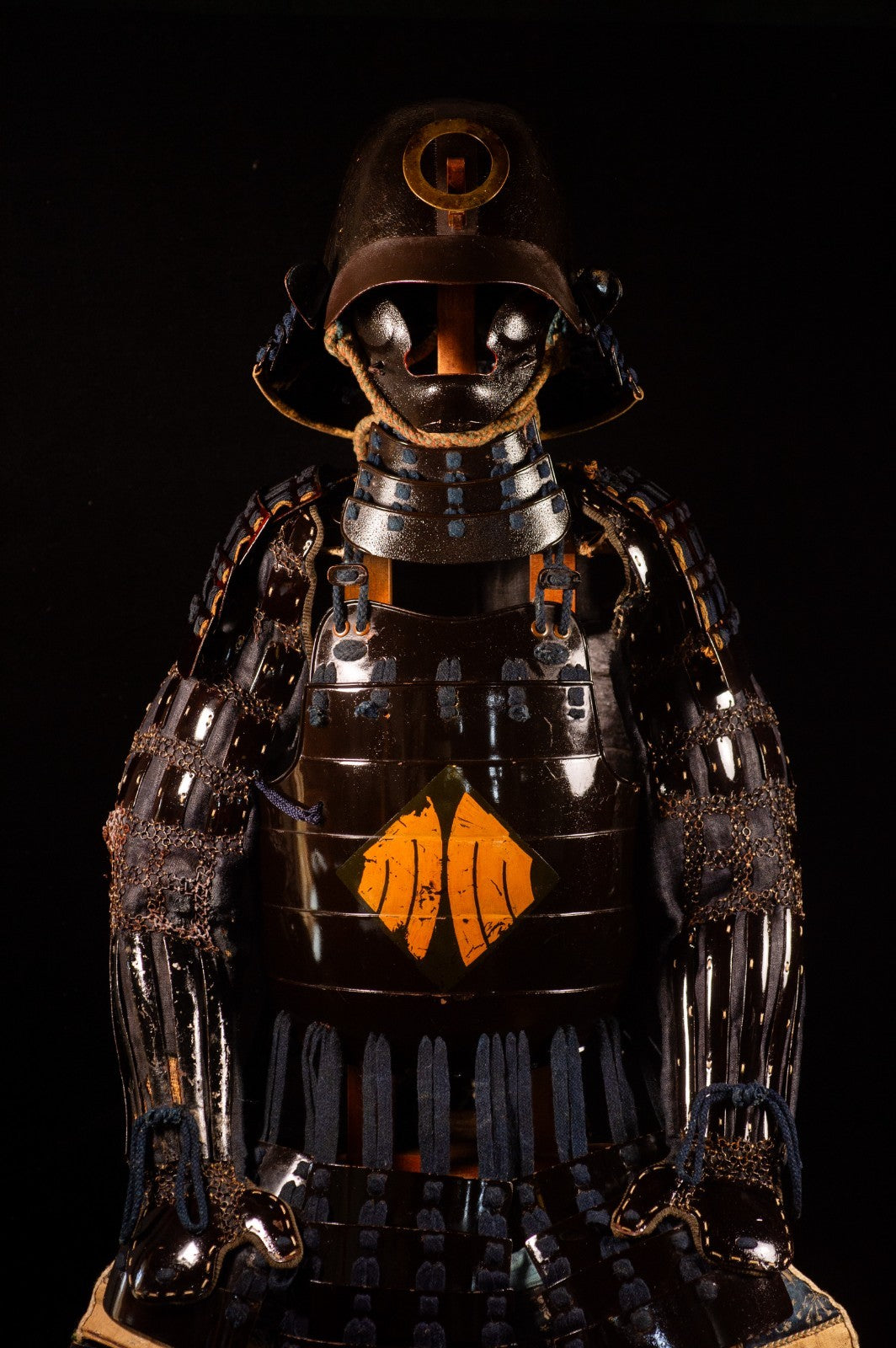 Genuine Samurai Armor Life Size Yoroi Edo Period Japanese Antique 42 Kabuto