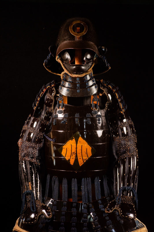 Genuine Samurai Armor Life Size Yoroi Edo Period Japanese Antique 42 Kabuto