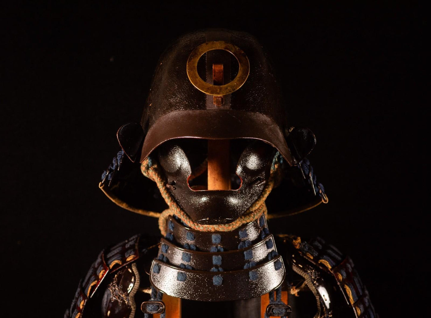 Genuine Samurai Armor Life Size Yoroi Edo Period Japanese Antique 42 Kabuto