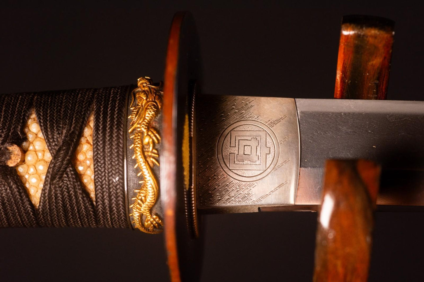 Katana Gassan 69cm w/Koshirae Japanese Genuine Antique Samurai Sword Nihonto