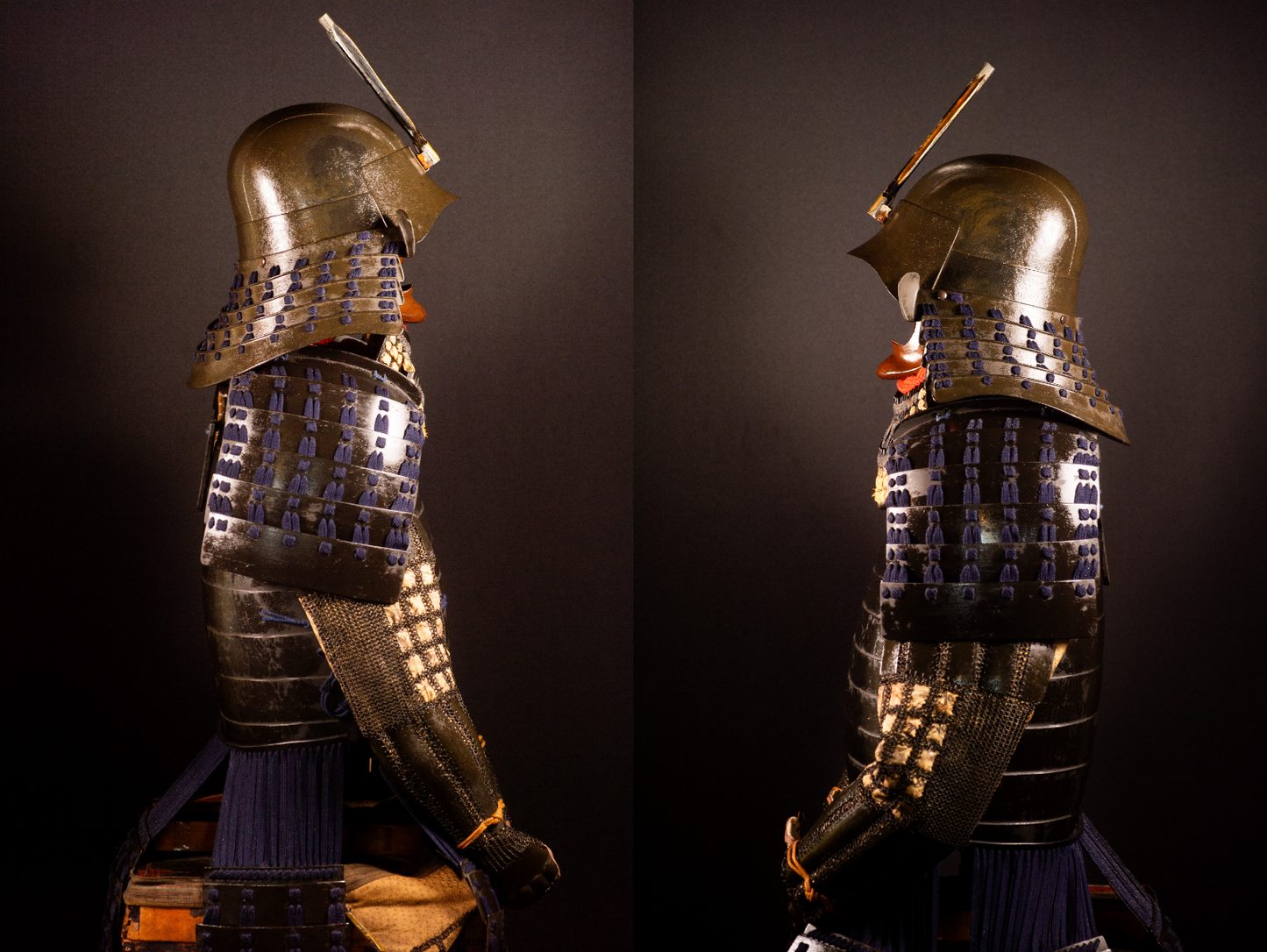 Samurai Armor Life Size Yoroi w/chest Edo Period Japanese Antique 49