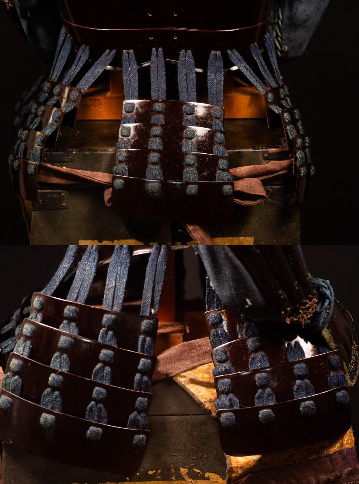 Genuine Samurai Armor Life Size Yoroi w/chest Edo Period Japanese Antique 52