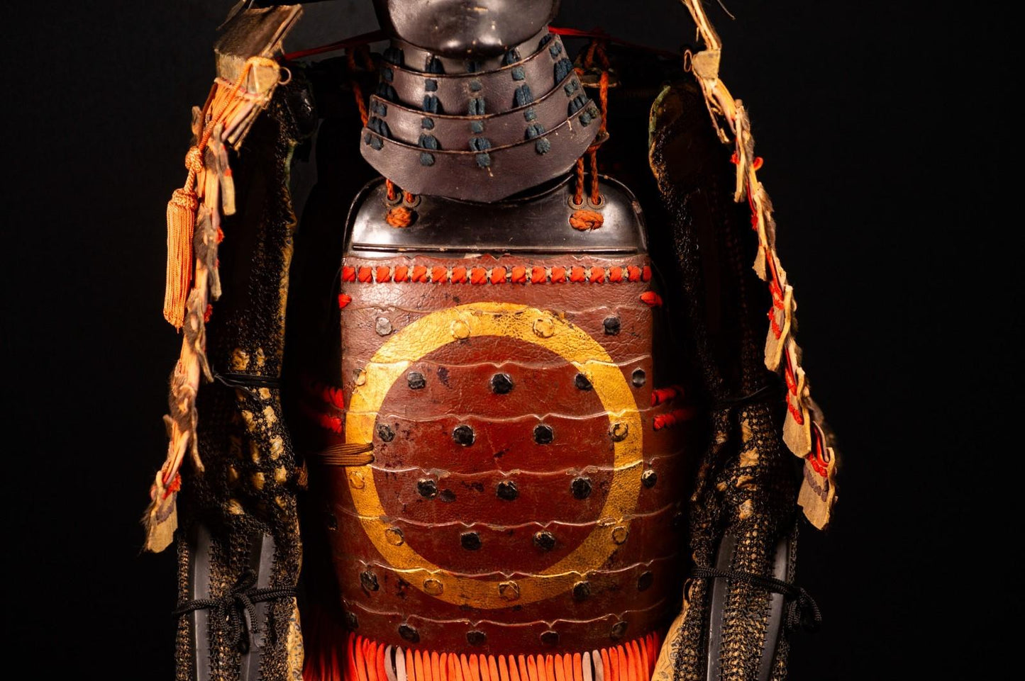 Samurai Armor Life Size Yoroi w/chest Edo Period Japanese Antique 55