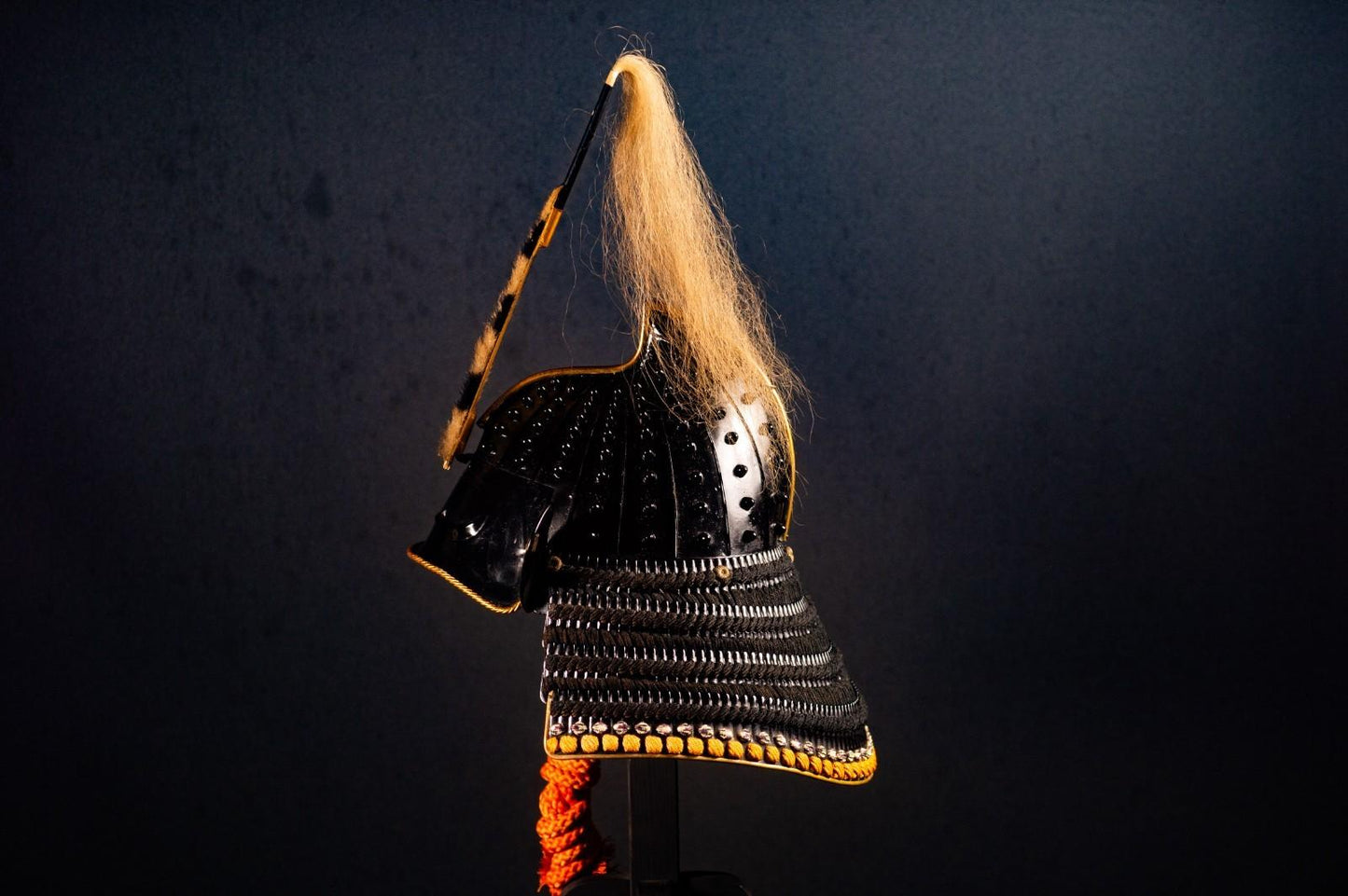 Samurai Helmet Iron  KABUTO  Japanese Armor Wearable Life-size F/S 85