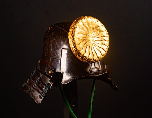 Genuine Antique Samurai Helmet KABUTO Edo PeriodF/S 86