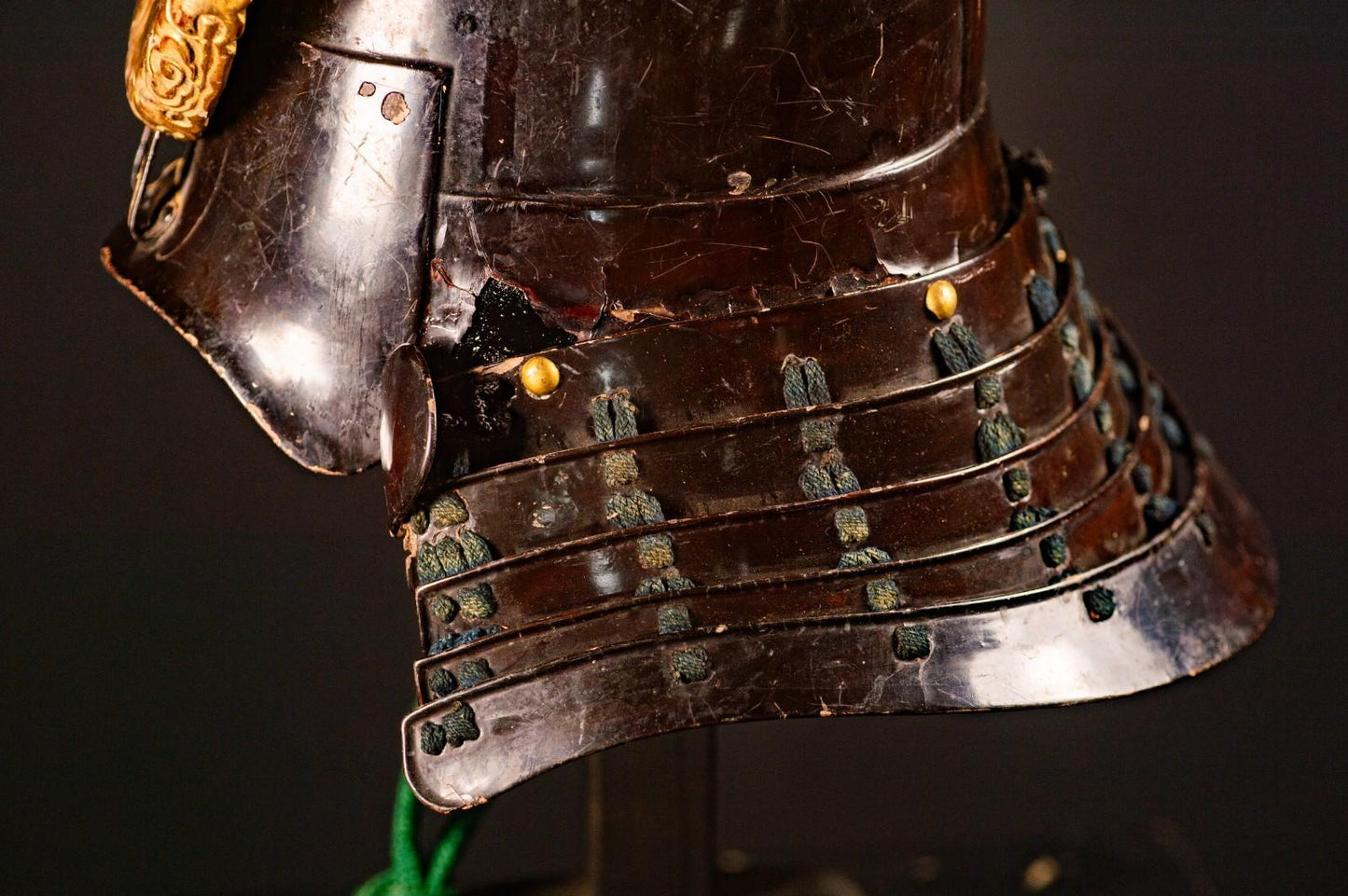 Genuine Antique Samurai Helmet KABUTO Edo PeriodF/S 86