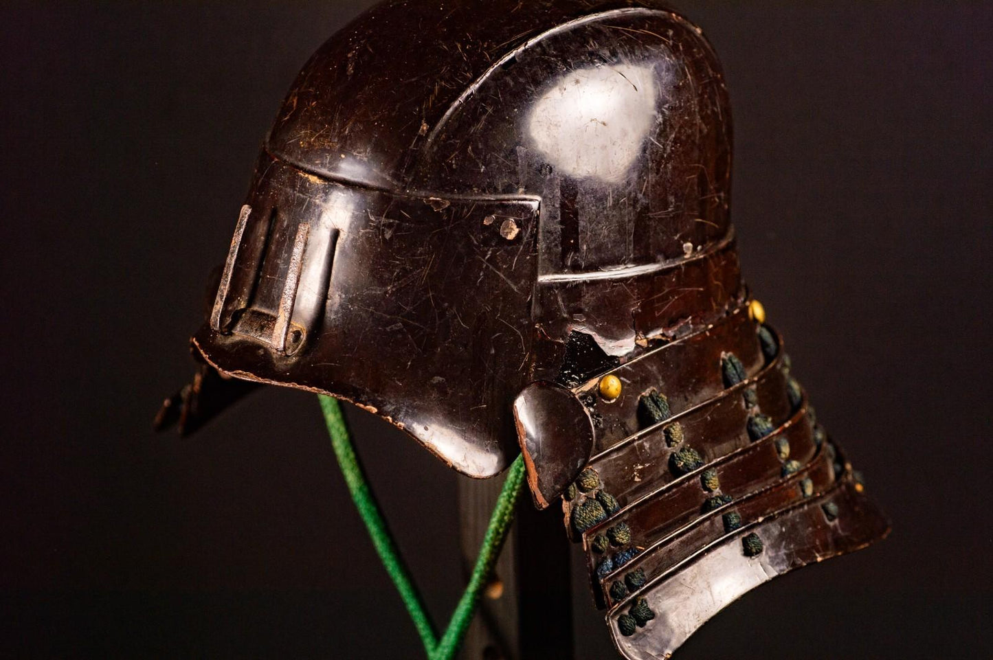 Genuine Antique Samurai Helmet KABUTO Edo PeriodF/S 86