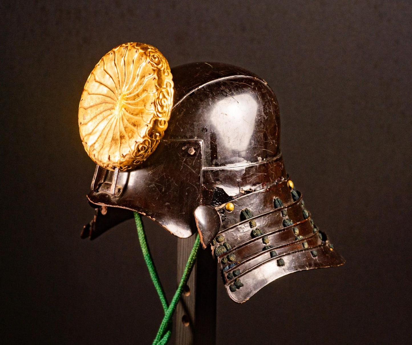 Genuine Antique Samurai Helmet KABUTO Edo PeriodF/S 86