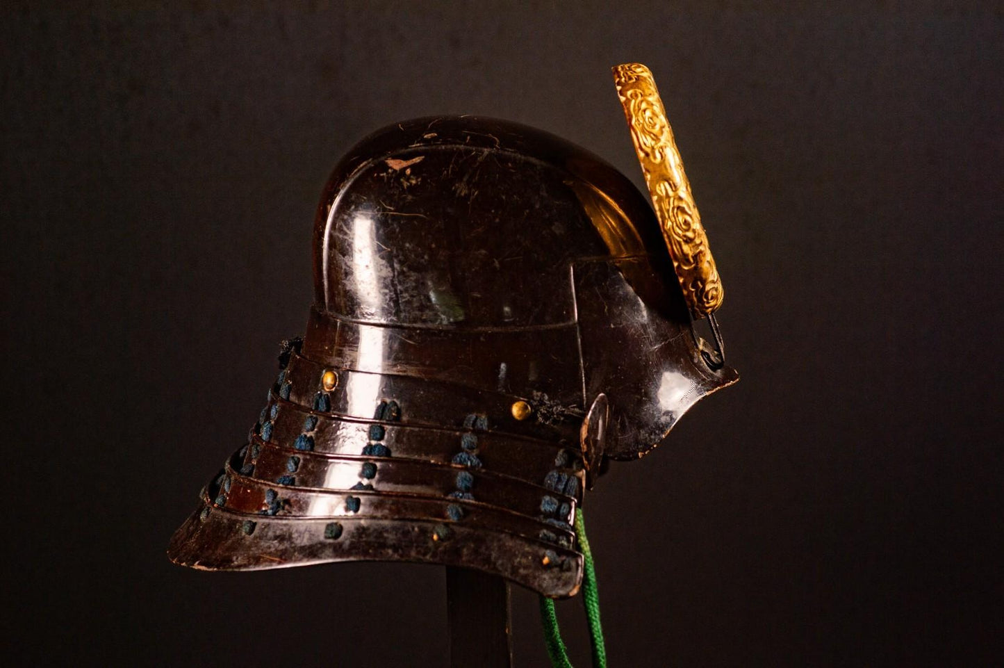 Genuine Antique Samurai Helmet KABUTO Edo PeriodF/S 86