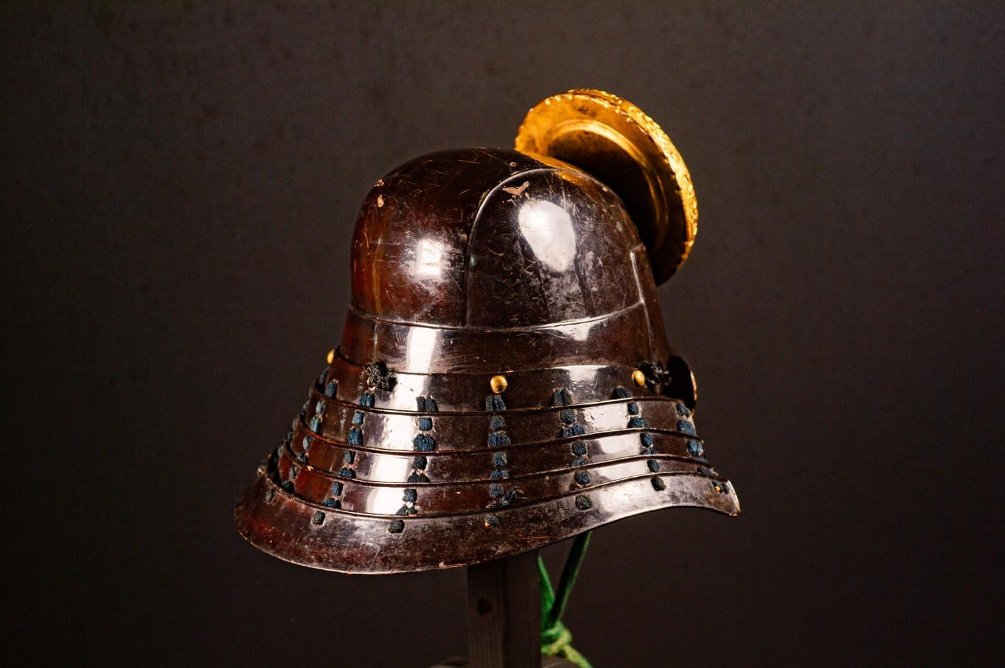Genuine Antique Samurai Helmet KABUTO Edo PeriodF/S 86