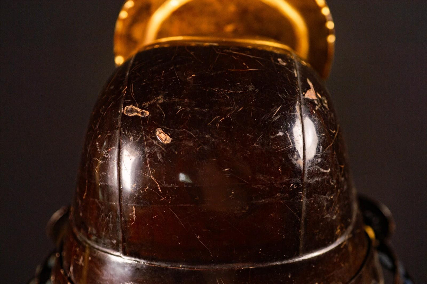 Genuine Antique Samurai Helmet KABUTO Edo PeriodF/S 86