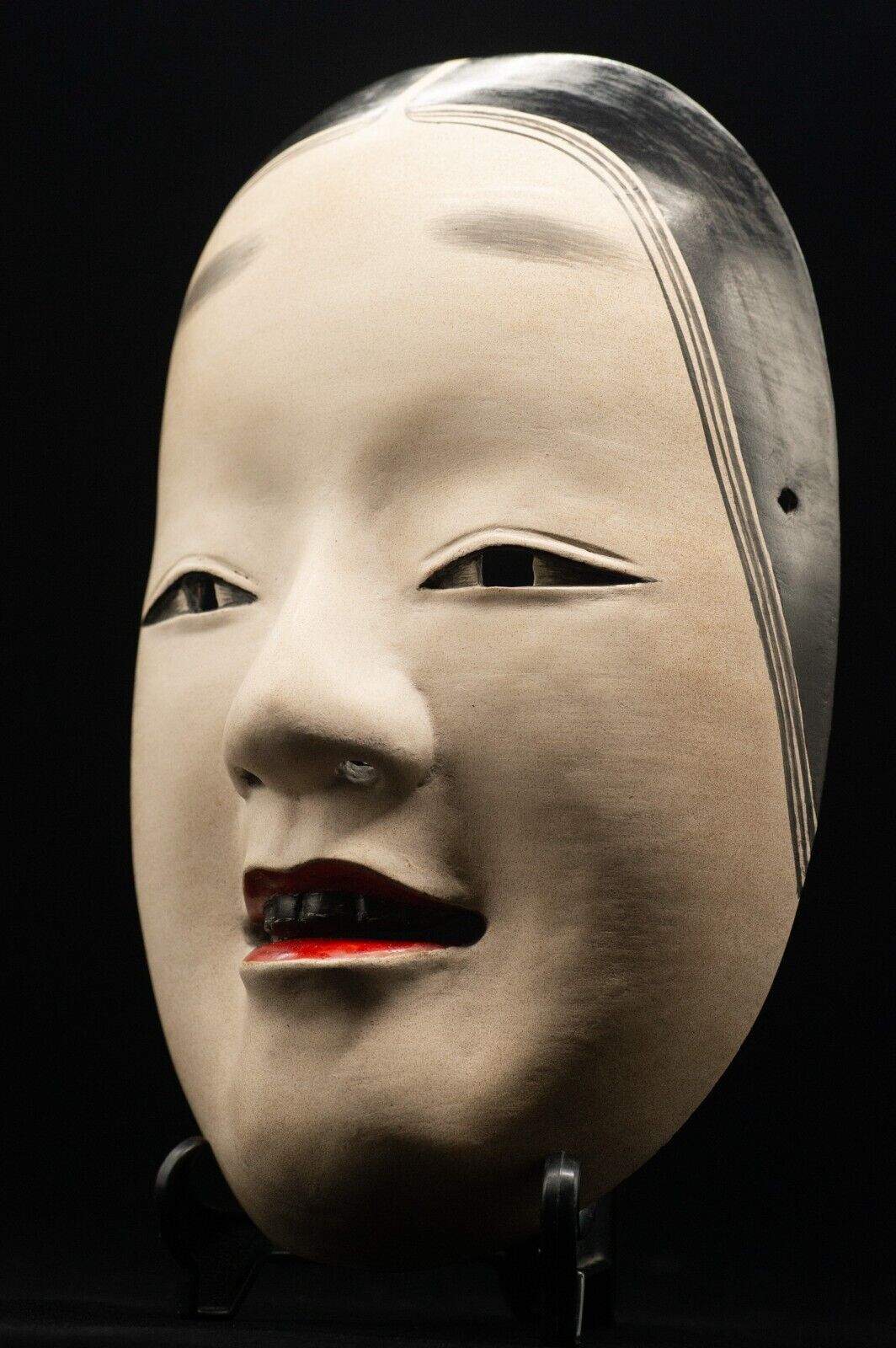 HQ Signed Wooden Noh Mask Koomote 小面 Seiun 静雲 Made Noh Men Japanese Vintage