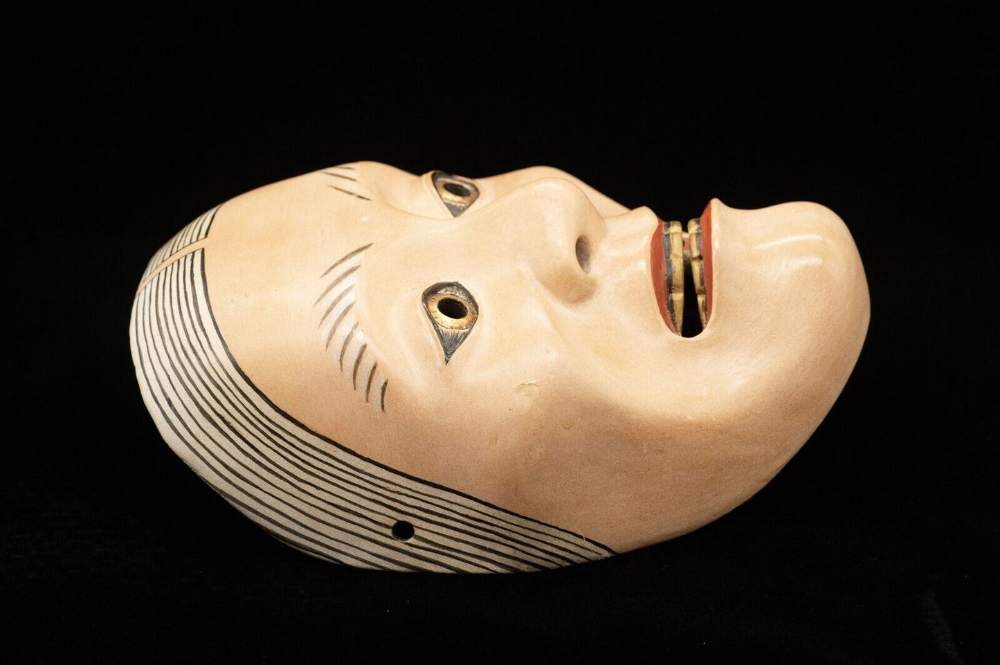 HQ Signed Wooden Noh Mask Yamanba 山姥 Seiun 静雲 Made Noh Men Japanese Vintage