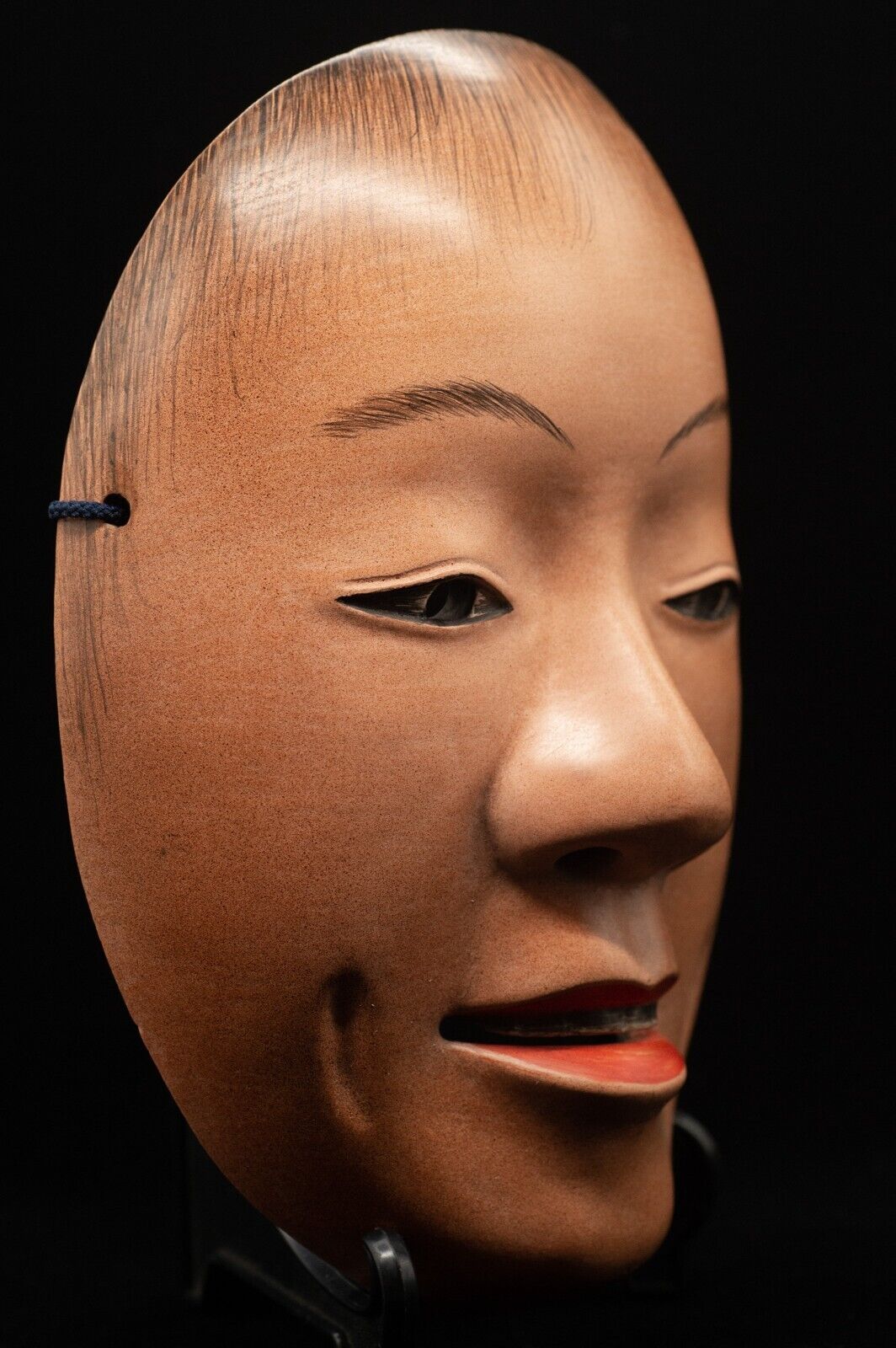 HQ Signed Wooden Noh Mask Shudendoji 酒呑童子 Noh Men Japanese Vintage