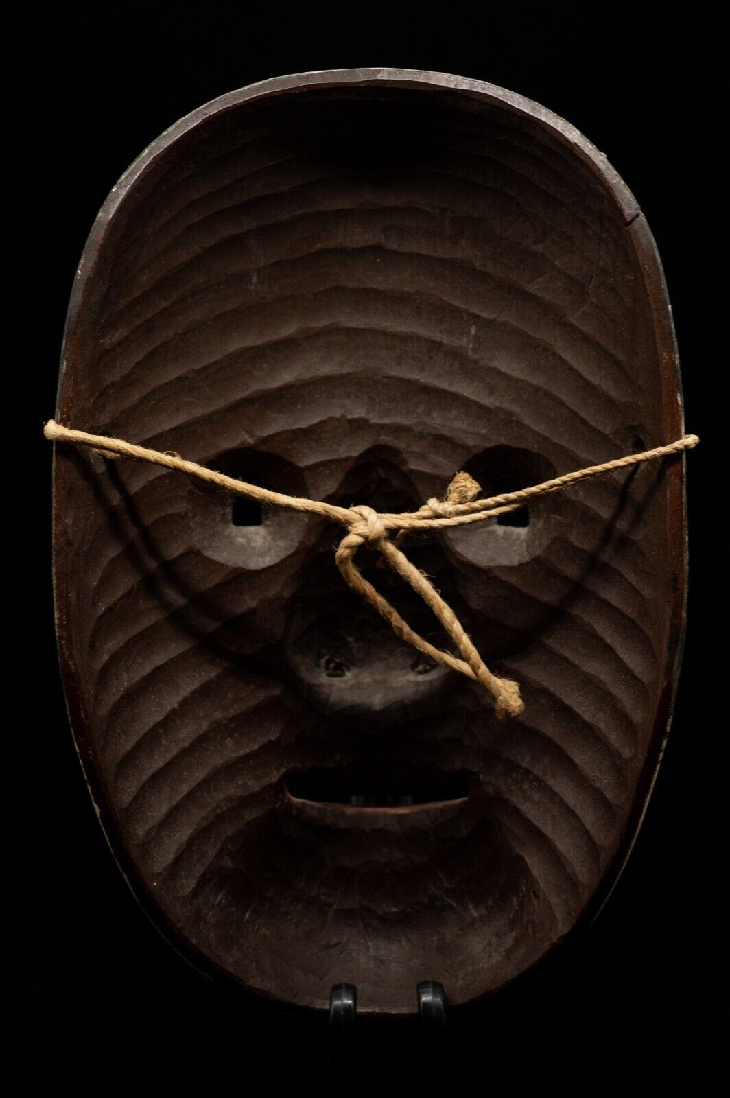Wooden Noh Mask Wakaonna 若女 Noh Men Japanese Vintage/Antique