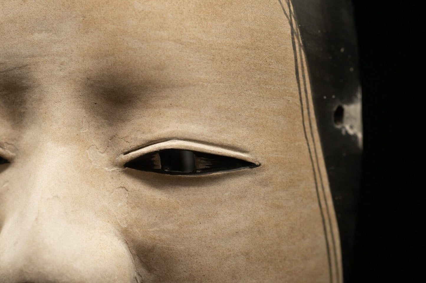 HQ Signed Wooden Noh Mask Zo-Onna 増女  Noh Men Japanese Vintage