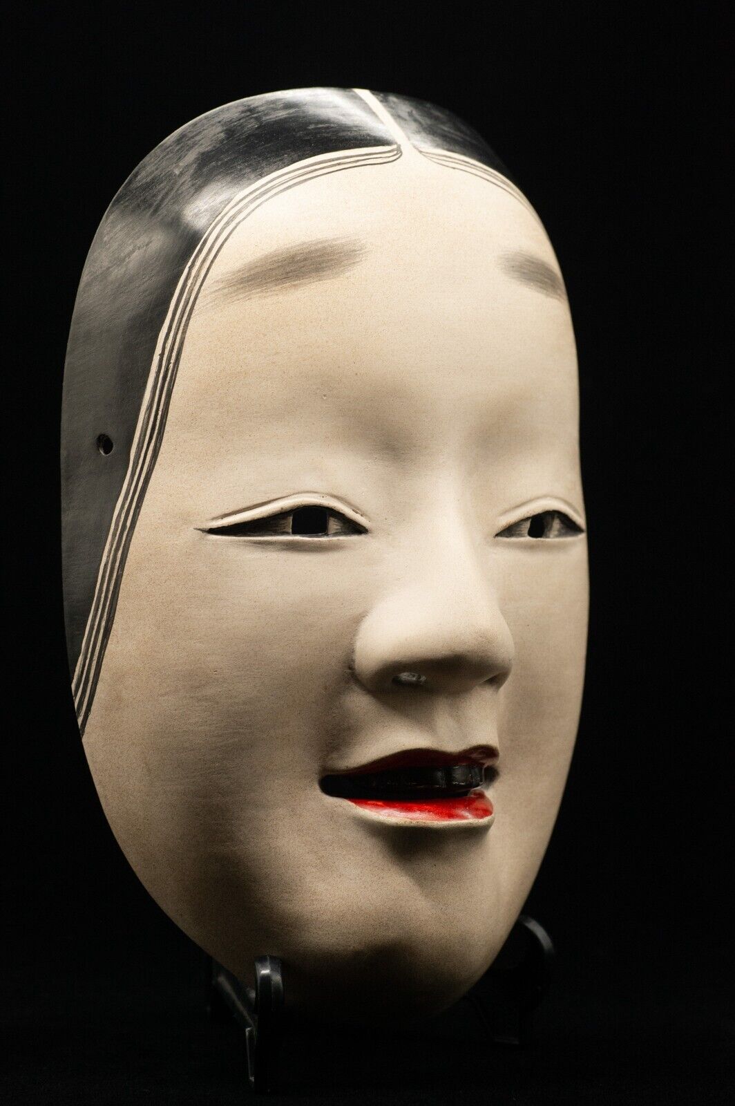 HQ Signed Wooden Noh Mask Koomote 小面 Seiun 静雲 Made Noh Men Japanese Vintage