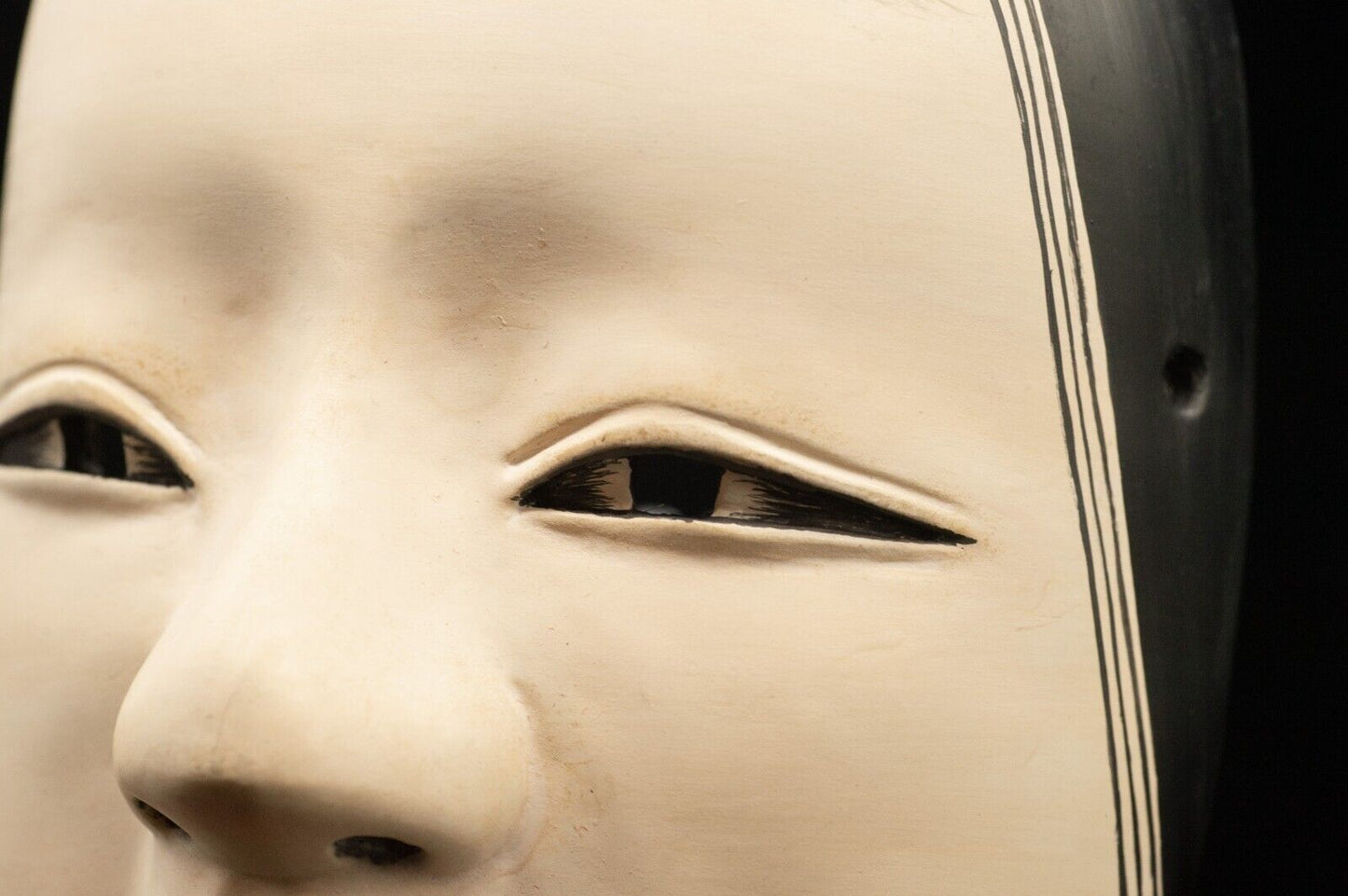 HQ Signed Wooden Noh Mask Koomote Seiun 小面 Made Noh Men Japanese Vintage