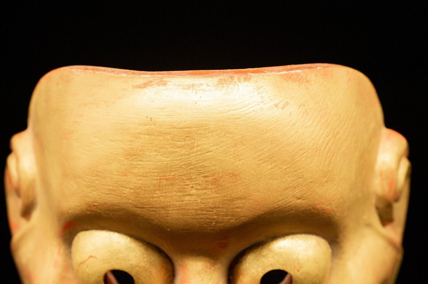 Signed Wooden Noh Mask Ootobide 大飛出 Shu Made Noh Men Japanese Vintage/Antique