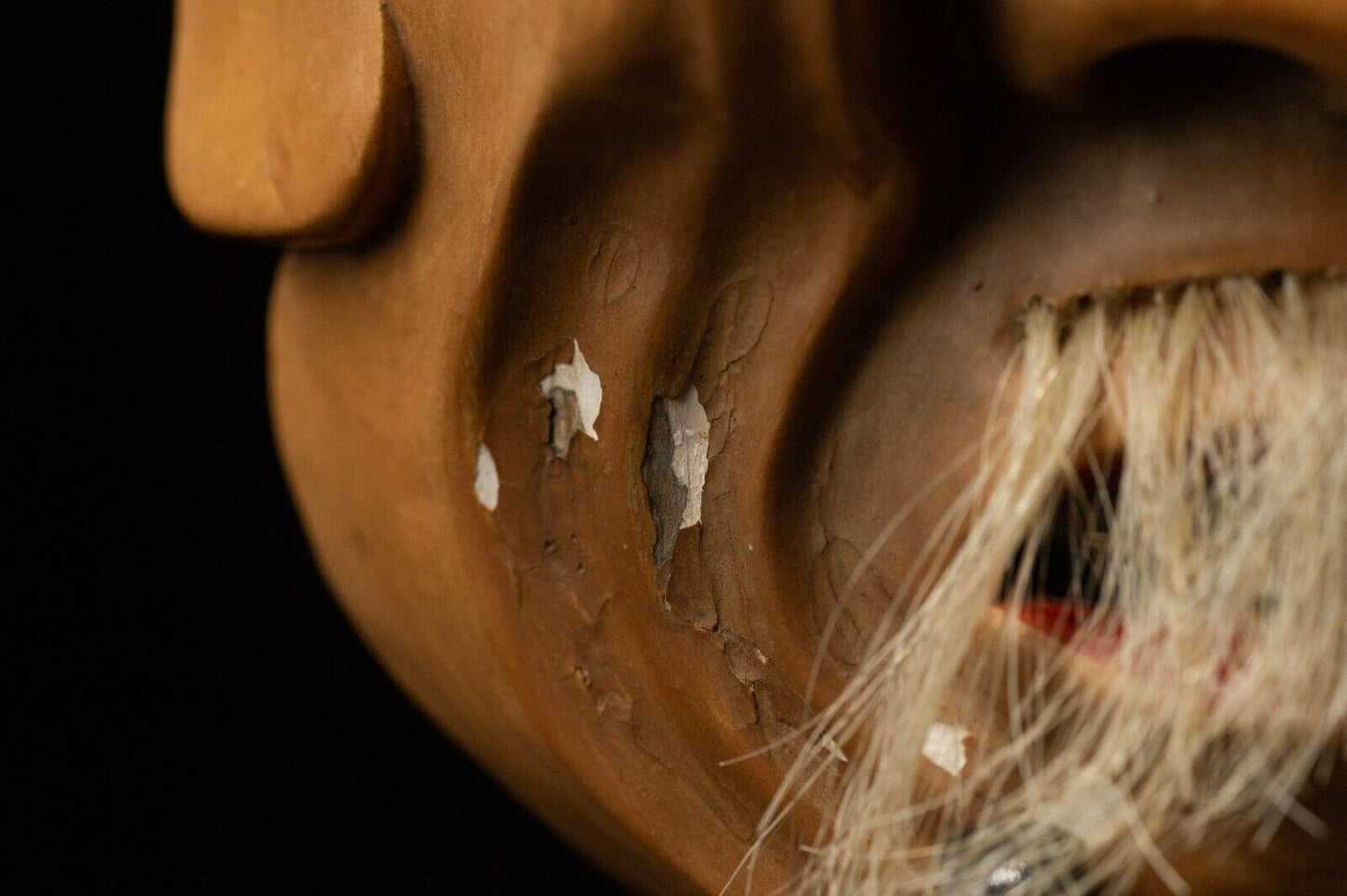 HQ Signed Wooden Noh Mask Hanakobu Akujo Seiun 静雲 Made Noh Men Japanese Vintage