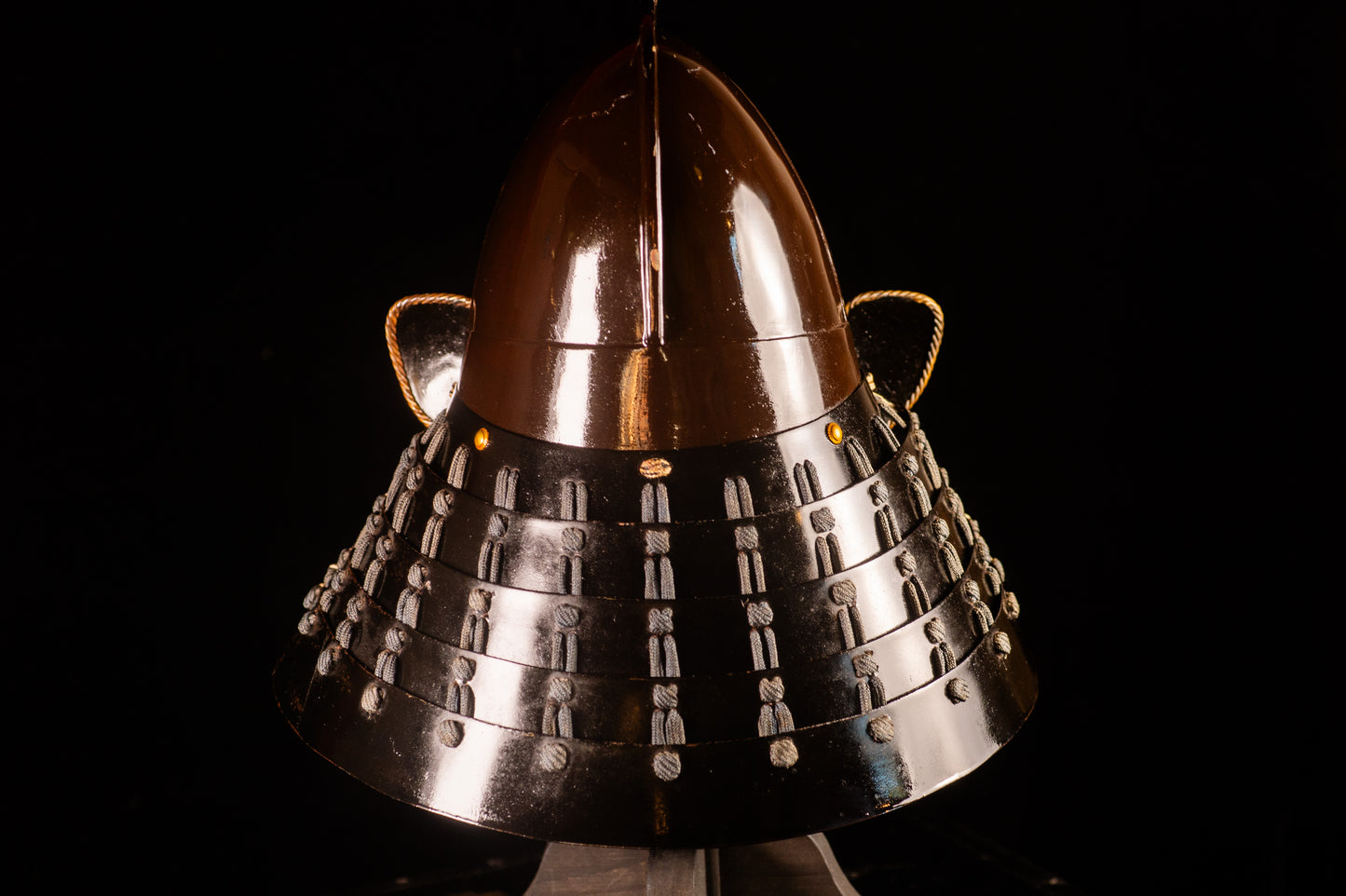 Genuine Antique Samurai Helmet KABUTO Edo Period F/S 72