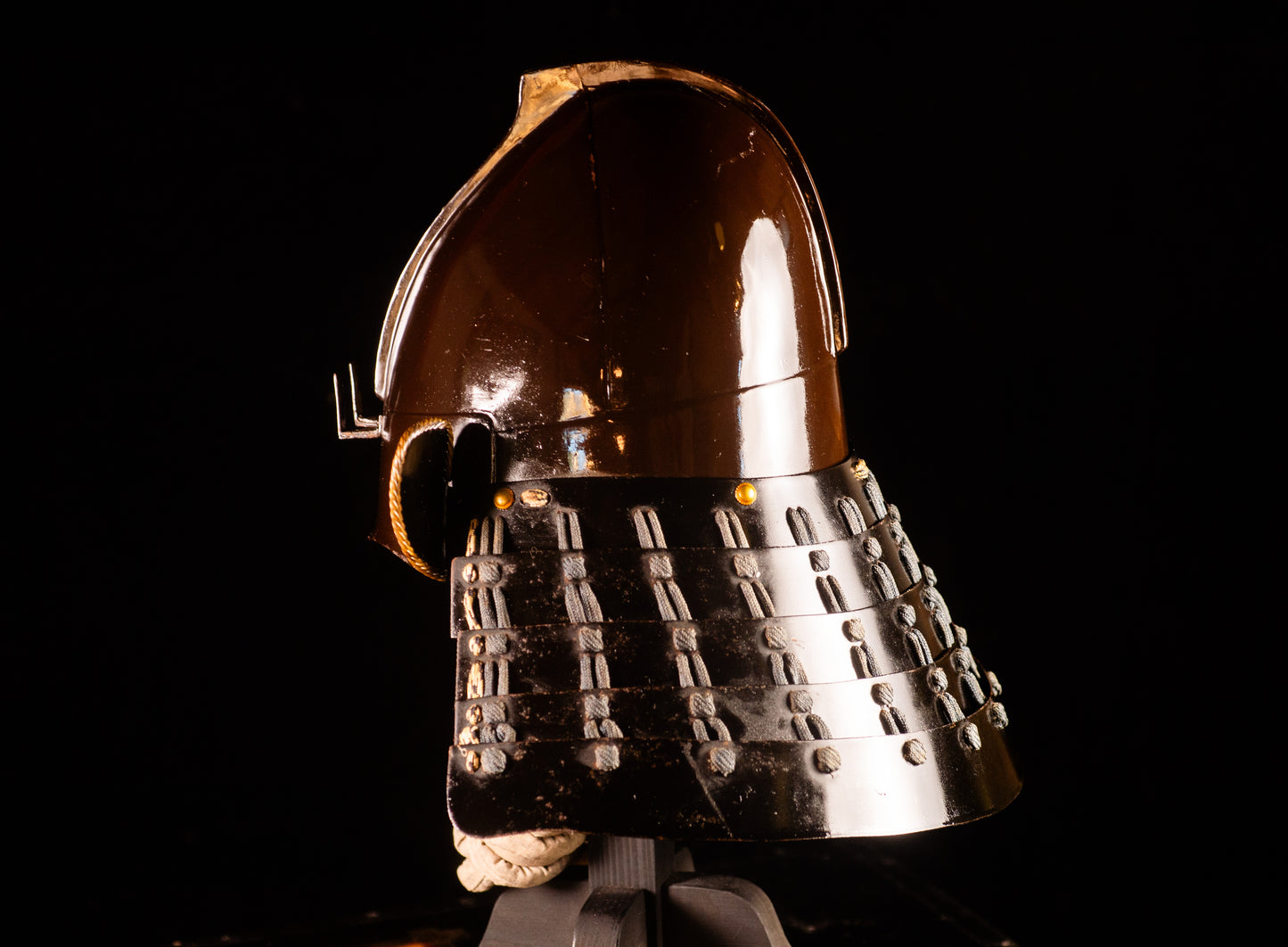 Genuine Antique Samurai Helmet KABUTO Edo Period F/S 72